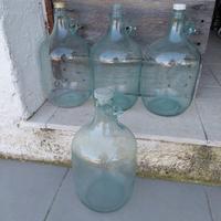 damigiane in vetro da 5 litri