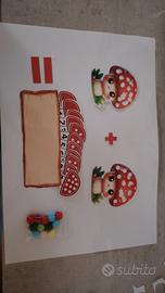 giochino per bambini plastificato