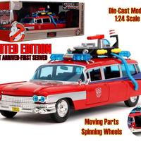 Modellino Ecto-1 Ghostbusters Transformers Optimus