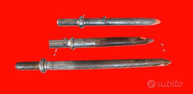 3 Punte x martello pneumatico attacco 22x70 mm