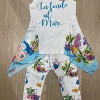 Completo Monnalisa La Sirenetta 6 anni