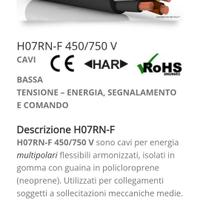 Cavi elettrici