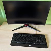 Monitor aoc 165hz +tastiera semi meccanica