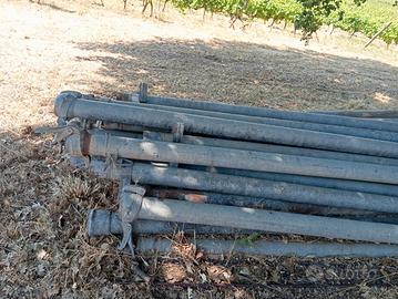 Tubi in ferro Zincato per irrigazione da 100mm