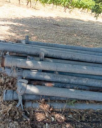 Tubi in ferro Zincato per irrigazione da 100mm