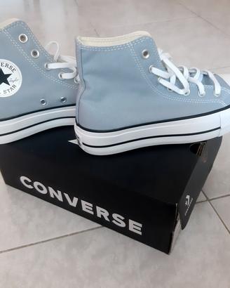Converse donna alte con plateau 