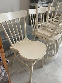 Sedie ikea bianche legno