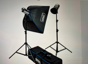 Kit Hensel Flash studio fotografico 2 torce 500