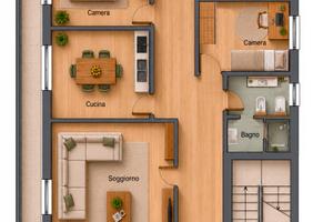 Appartamento Duplex con giardino e box auto