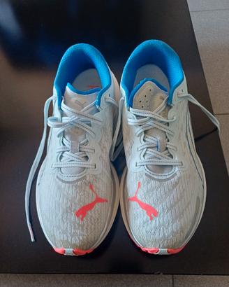 Puma Deviate Nitro 2 taglia 39 bianco/azzurro 