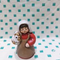 Presepe Thun Contadina con Gallo 