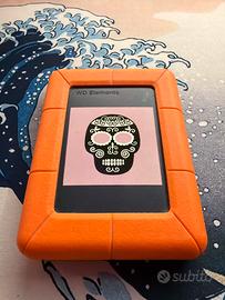 2 hard disk portatili 1tb+1tb