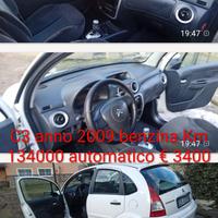 Citroen C3 benzina automatica km 134000