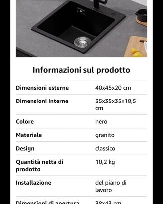 Lavello per cucina