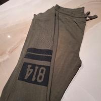 Pantaloni tuta 14/15 anni blukids verde militare 