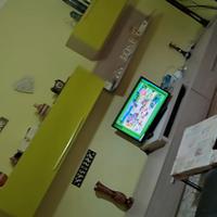 parete attrezzata verde mela 