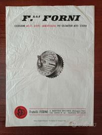 F.lli FORNI mozzi/ruote/ecc.–volantino 1959