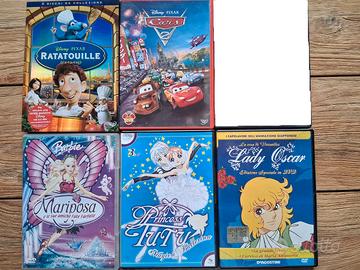 Lotto 11 dvd film di animazione Cars Ratatouille..