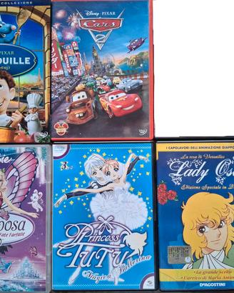 Lotto 11 dvd film di animazione Cars Ratatouille..