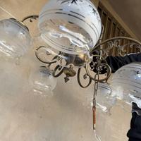 Lampadario vintage perfetto e funzionante