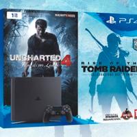 Sony Bundle PlayStation 4 1 Tb  Slim  +2 giochi