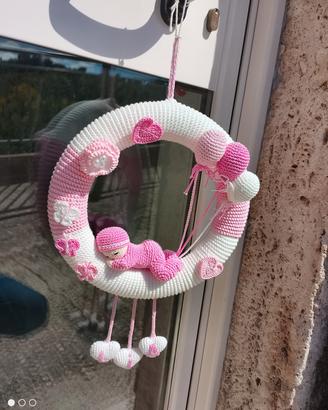 fiocco nascita. amigurumi 