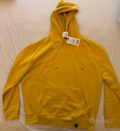 Felpa invernale giallo senape Pull & Bear