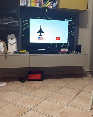 Soggiorno FIMAR design laccato vetri in cristallo
