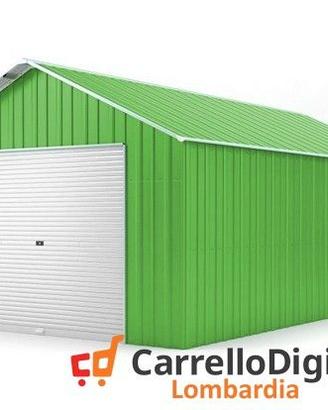 Baracca cantiere 438x724 saracinesca verde chiaro