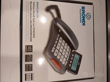Telefono BRONDI Bravo 20 LCD - Tasti Grandi e Viv
