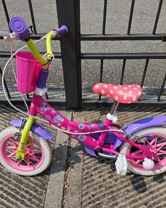 bicicletta bambina con rotelle 