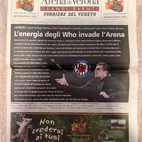 The Who a Verona 2007- inserto  speciale Arena