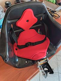 Seggiolino  bambini  x bici  MILÙ  + parapiedi 