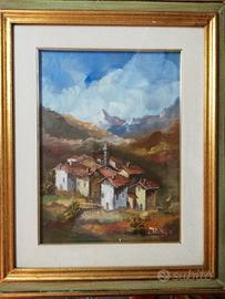 Quadro a olio - Paesaggio