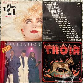 Vecchi vinili in blocco