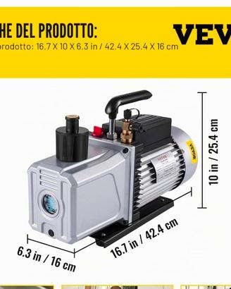 Pompa per Vuoto 339,8L/min 37 micron