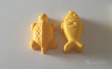 Giochi Mare spiaggia formine tartaruga e pesce cm 