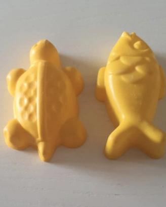Giochi Mare spiaggia formine tartaruga e pesce cm 