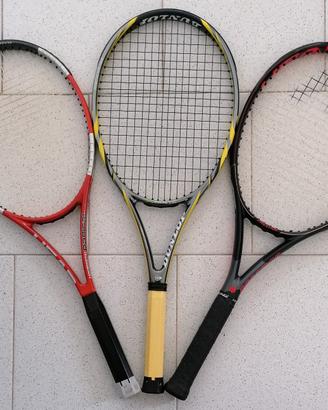 Lotto Racchette come nuove  HEAD,DUNLOP