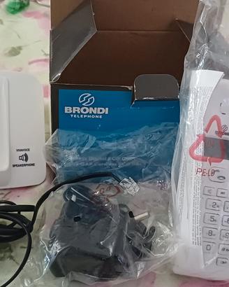 Telefono cordless Brondi Rio ECO DECT mai usato