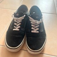 Sneakers vans donna nere 38 camoscio