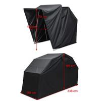 Garage pighevole tenda coprimoto XXL Motea 