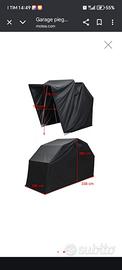 Garage pighevole tenda coprimoto XXL Motea 