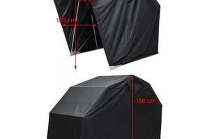 Garage pighevole tenda coprimoto XXL Motea 