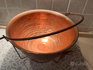 Idea Regalô .. Pentola / Paiolo Elettrico in Rame