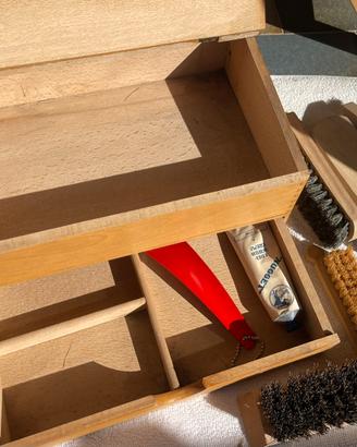 Kit pulizia scarpe - con scatola