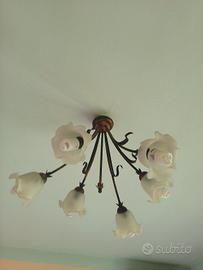 Lampadario da salotto 6 lampadine. 
