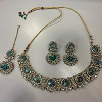 Parure Gioielli Orientali Stile Kubdan - India
