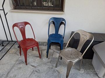 Sedie in metallo da interno meason du monde