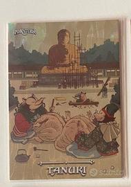 Carta Monsters Panini Tanuki numerata